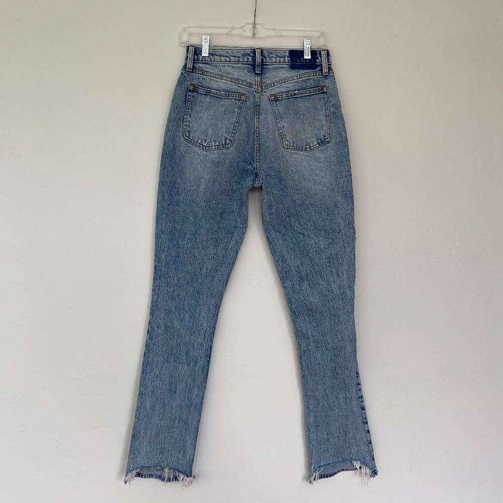 Abercrombie & Fitch Women's 90s High Rise Acid Wash Skinny Jeans - Picture 2 of 3